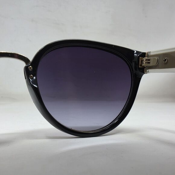 BURBERRY Sunglasses BE-4249 30018G Black Gold Plaid Frame Gray Gradient Lenses
